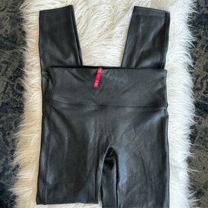 Spanx textured tights size small black